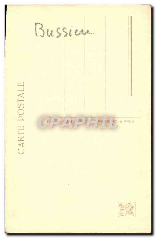 CPA Nymphe Bussiere Papillons  — Verso