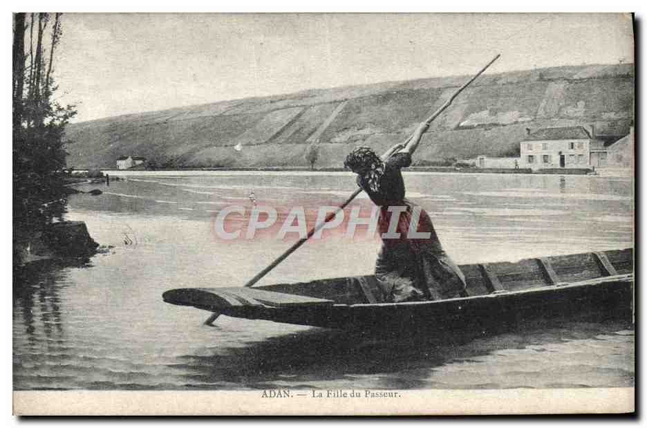 CPA Adan La Fille Du Passeur