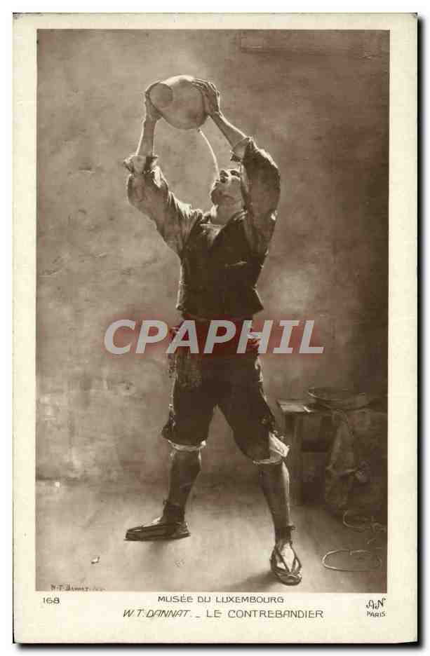 CPA Musee Du Luxembourg Paris Dannat Le Contrebandier