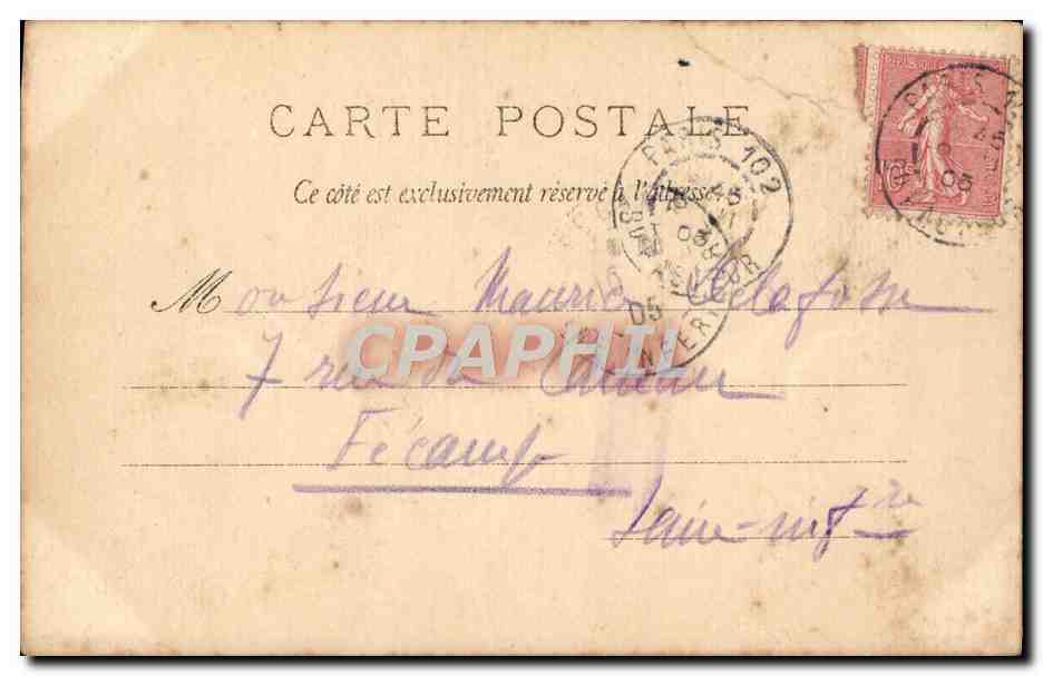 CPM Une Beaute De St Giles — Verso