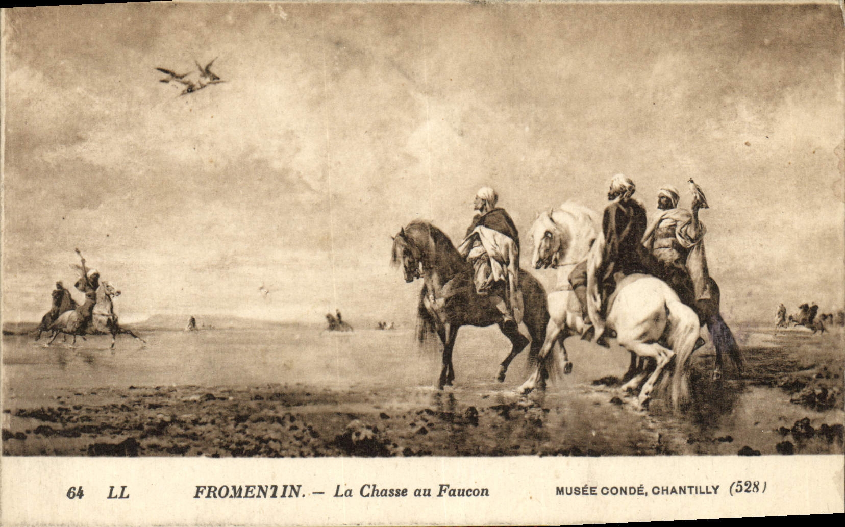 CPA Fromentin La Chasse Au Faucon Musee Conde Chantilly Rapace 