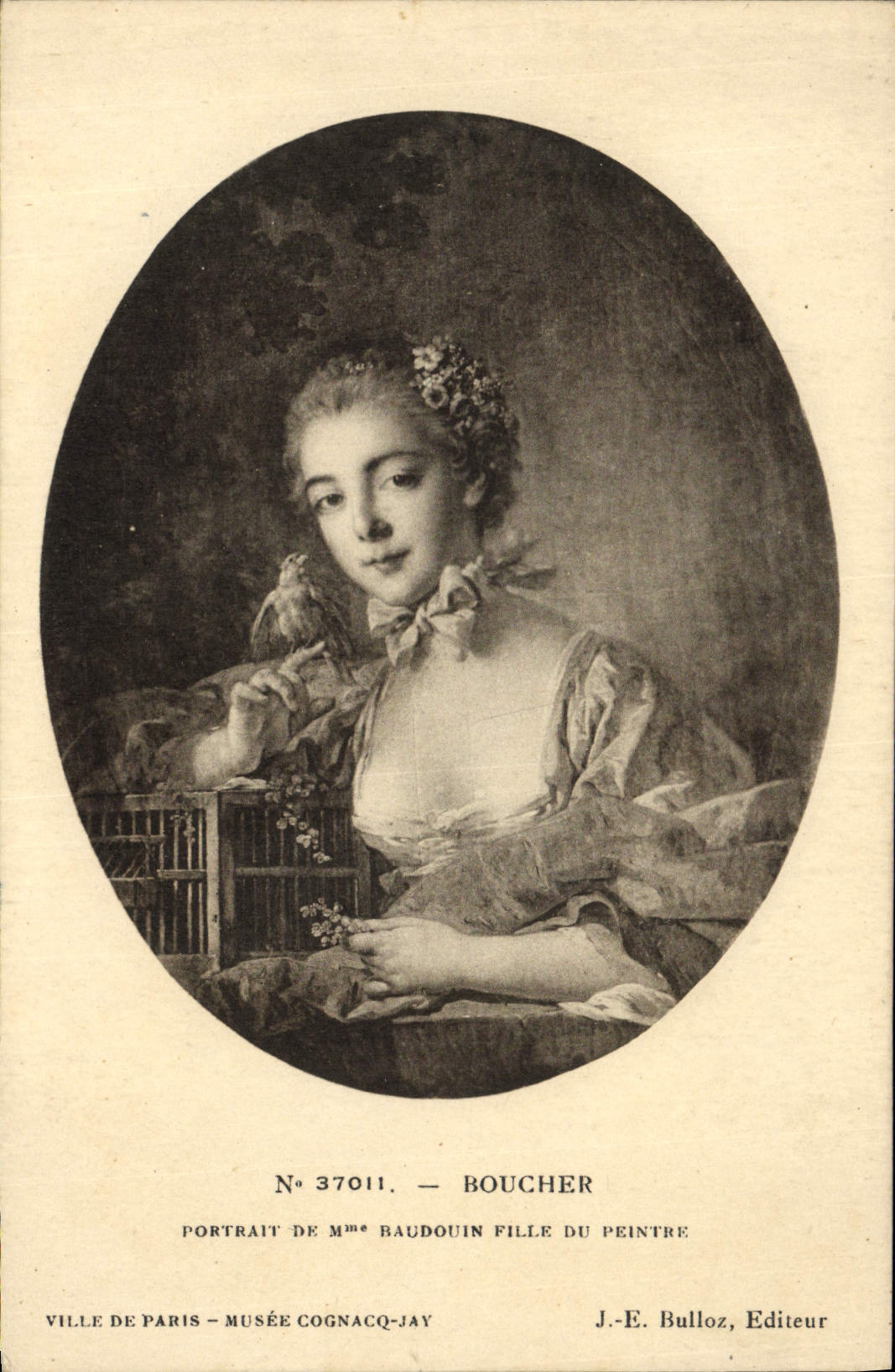 CPA Boucher Portrait De Mme Baudouin Fille Du Peintre Ville De Paris