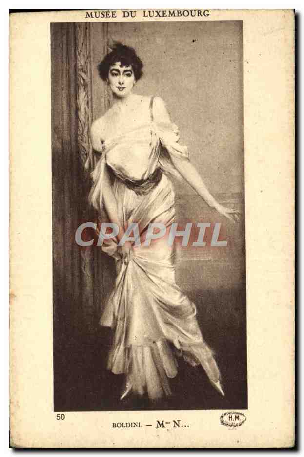 CPA Musee Du Luxembourg Boldini Femme