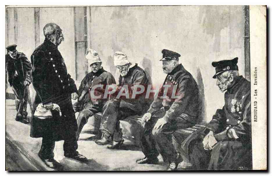 CPA Renouard Les Invalides Militaria Paris 