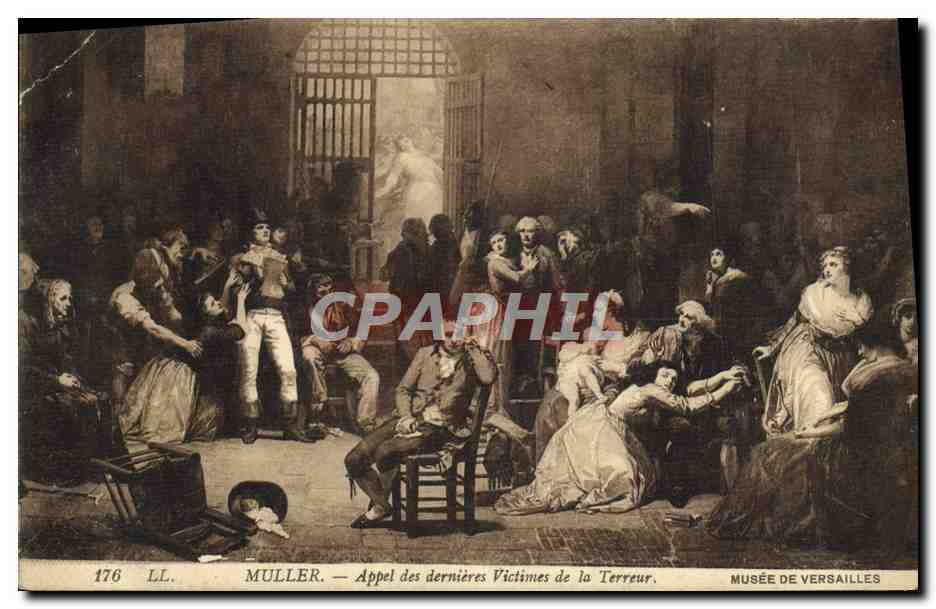 CPA Muller Appel Des Dernieres Victimes De La Terreur Musee Du Versailles