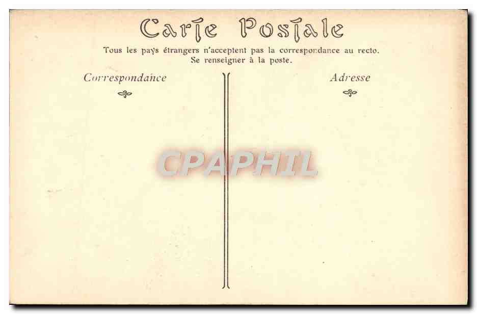 CPA Musee Du Luxembourg Geoffroy Le Jour De La Visite A l'Hopital — Verso