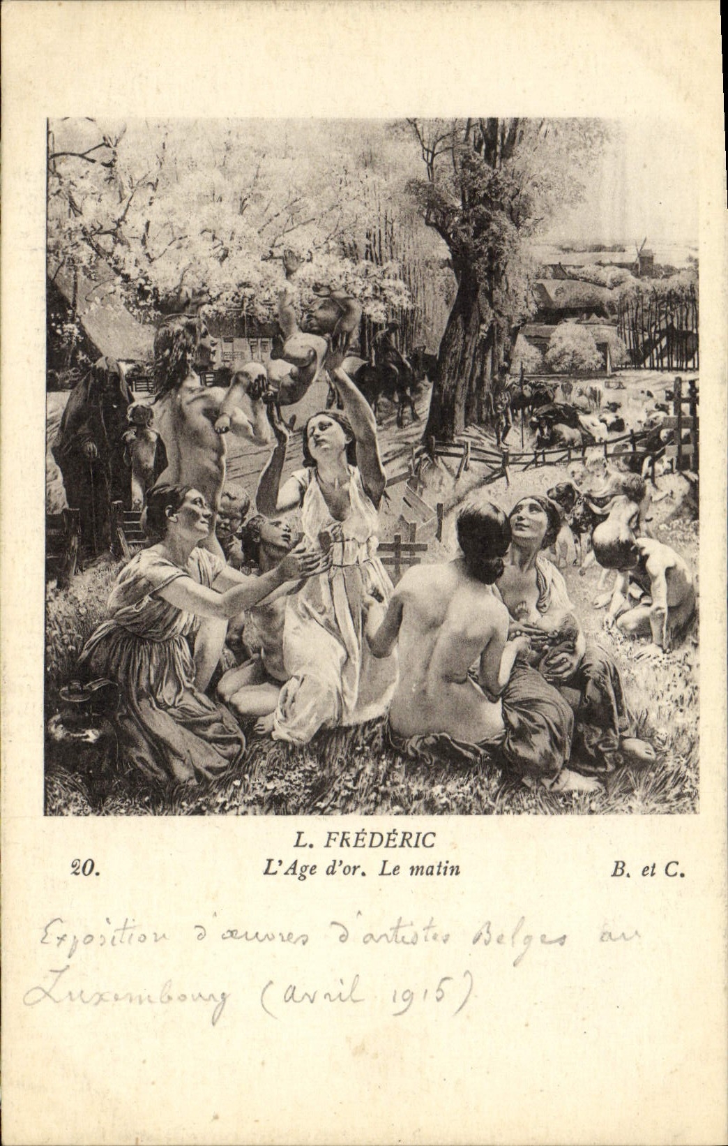 L'Âge d'or. Le matin — L. Frédéric — B. et C., n°20
