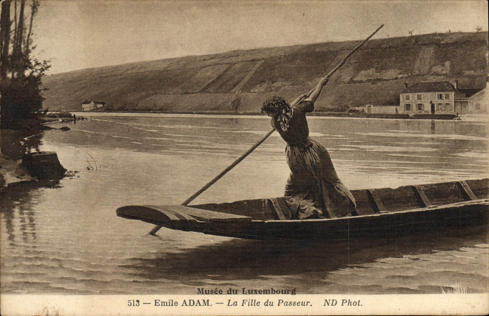 CPA Emile Adam La Fille Du Passeur
