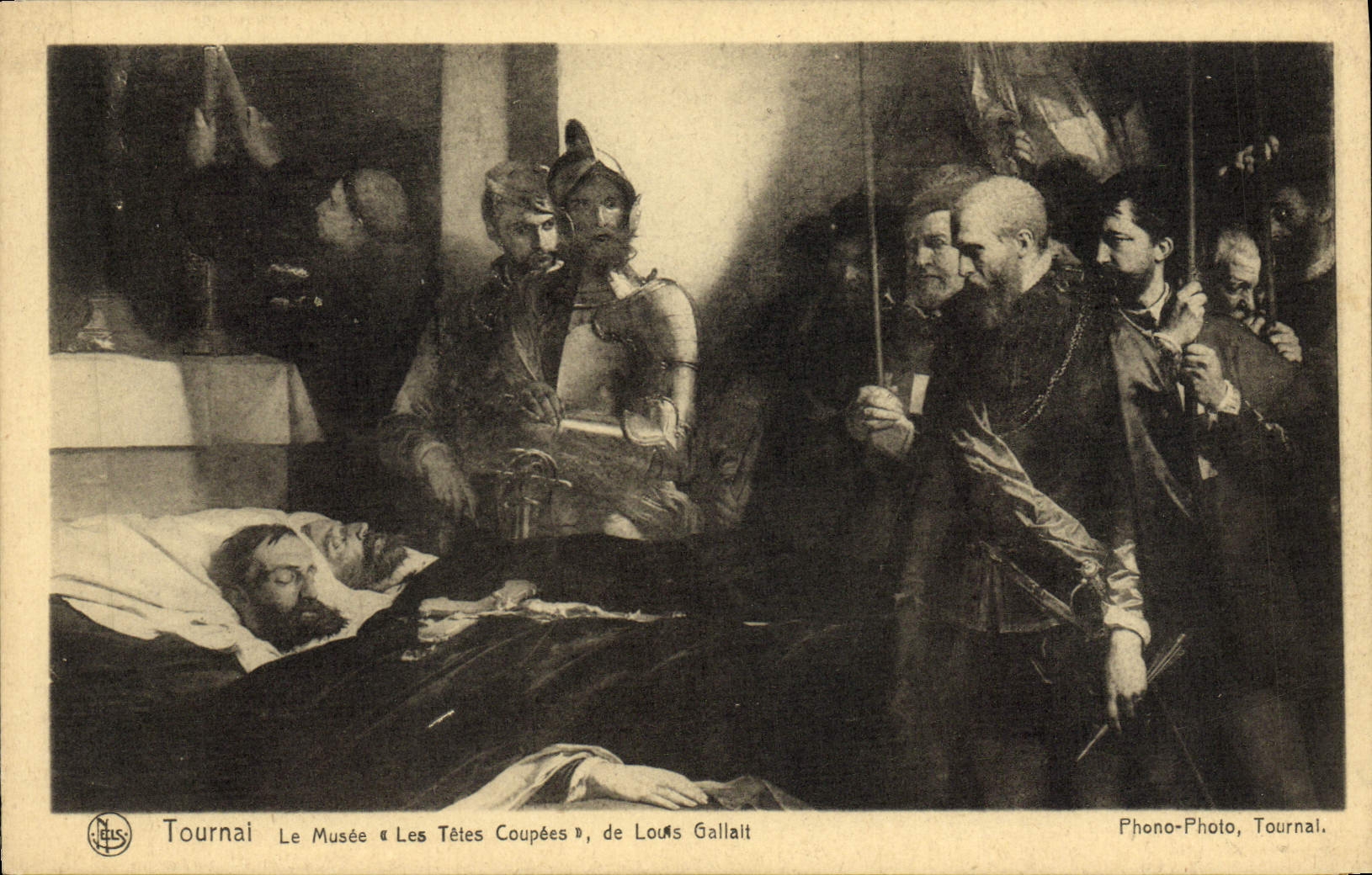 CPA Tournai Le Musee De Louis Gallait Les tetes coupees