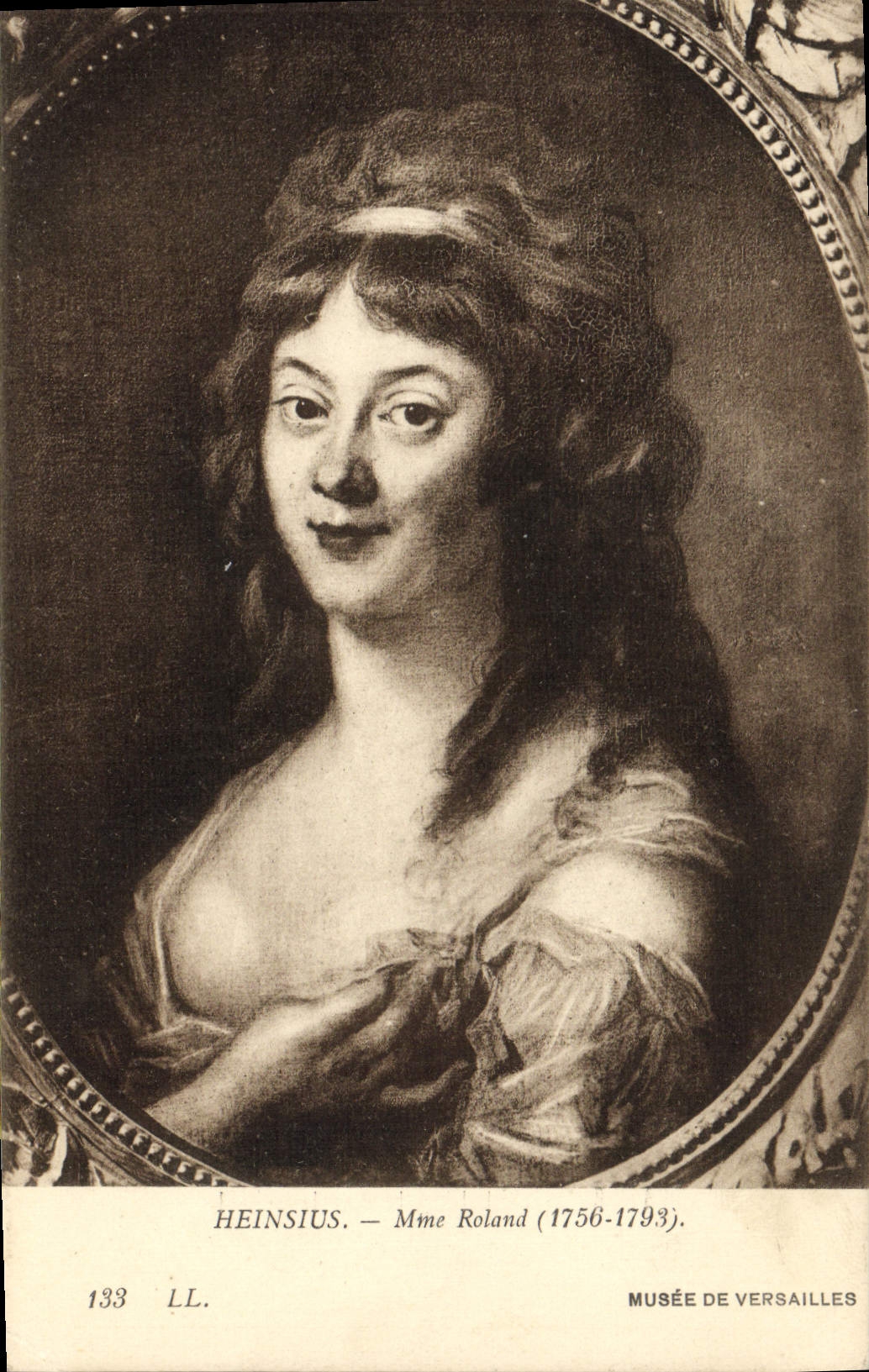 CPA Heinsius Mme Roland 1756 1793 Musee De Versailles