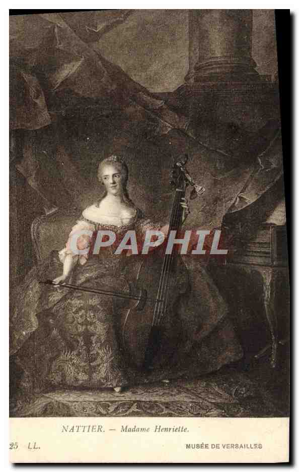 Madame Henriette — Portrait par Nattier — Musée de Versailles
