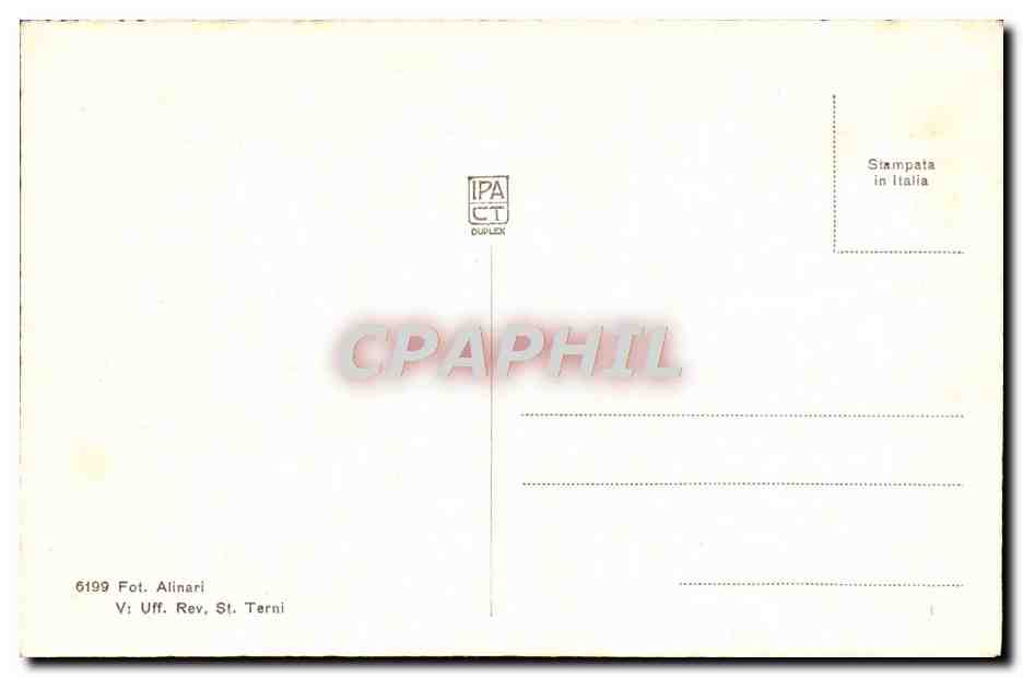 CPA Boucher l'Enlevement D'Europe — Verso