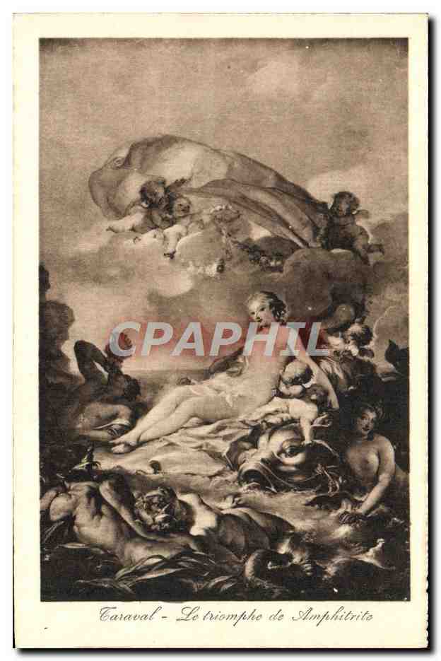 Le triomphe d'Amphitrite — Caravage — éditeur Fot. Alinari, n° 4487