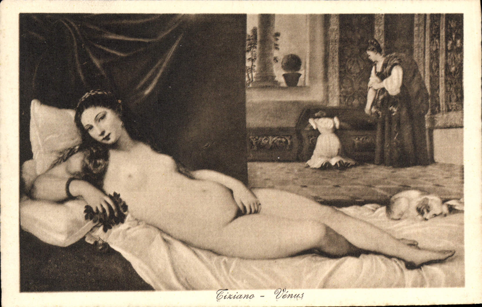 Vénus — reproduction d'une œuvre de Cixiano — éditeur Anderson, n° 4462