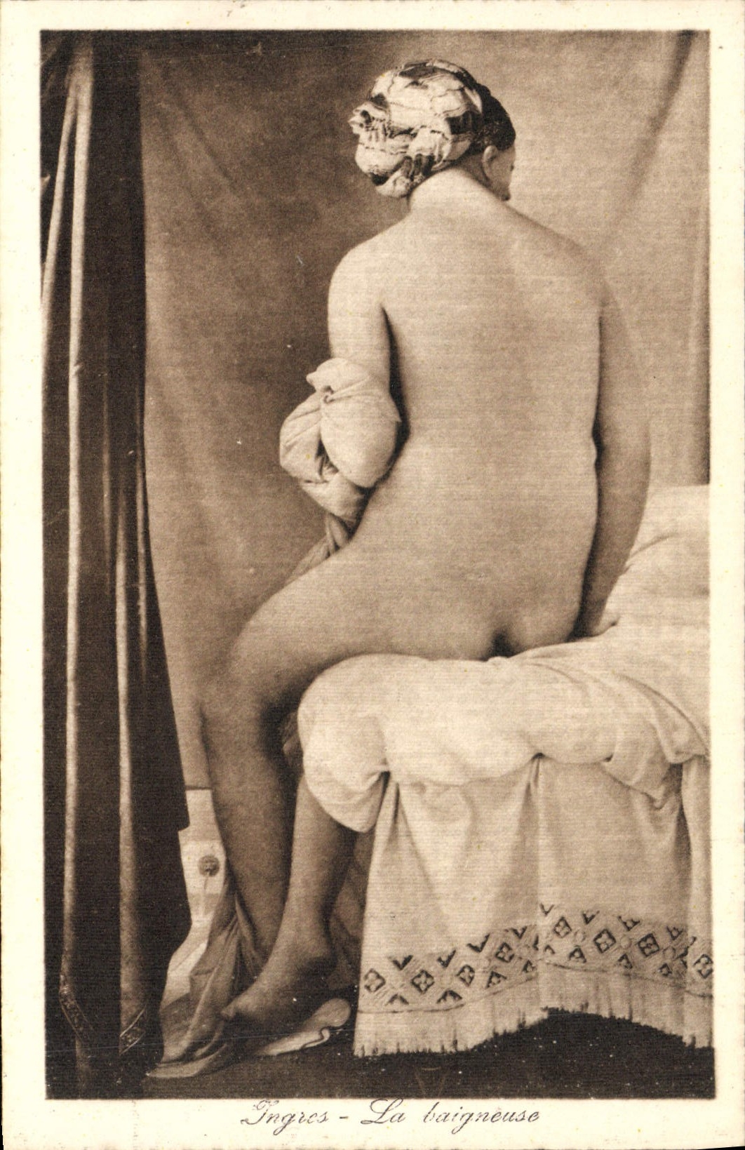 CPA Ingres La baigneuse 