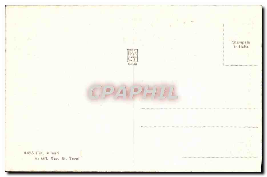 CPA Ingres La baigneuse  — Verso