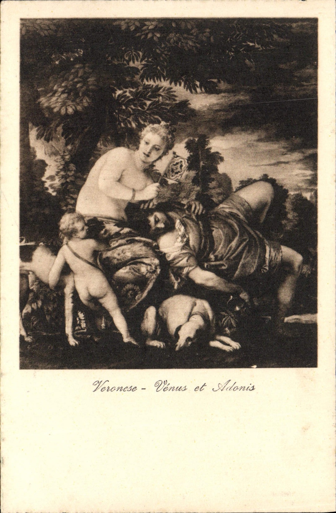 CPA Veronese Venus Et Adonis