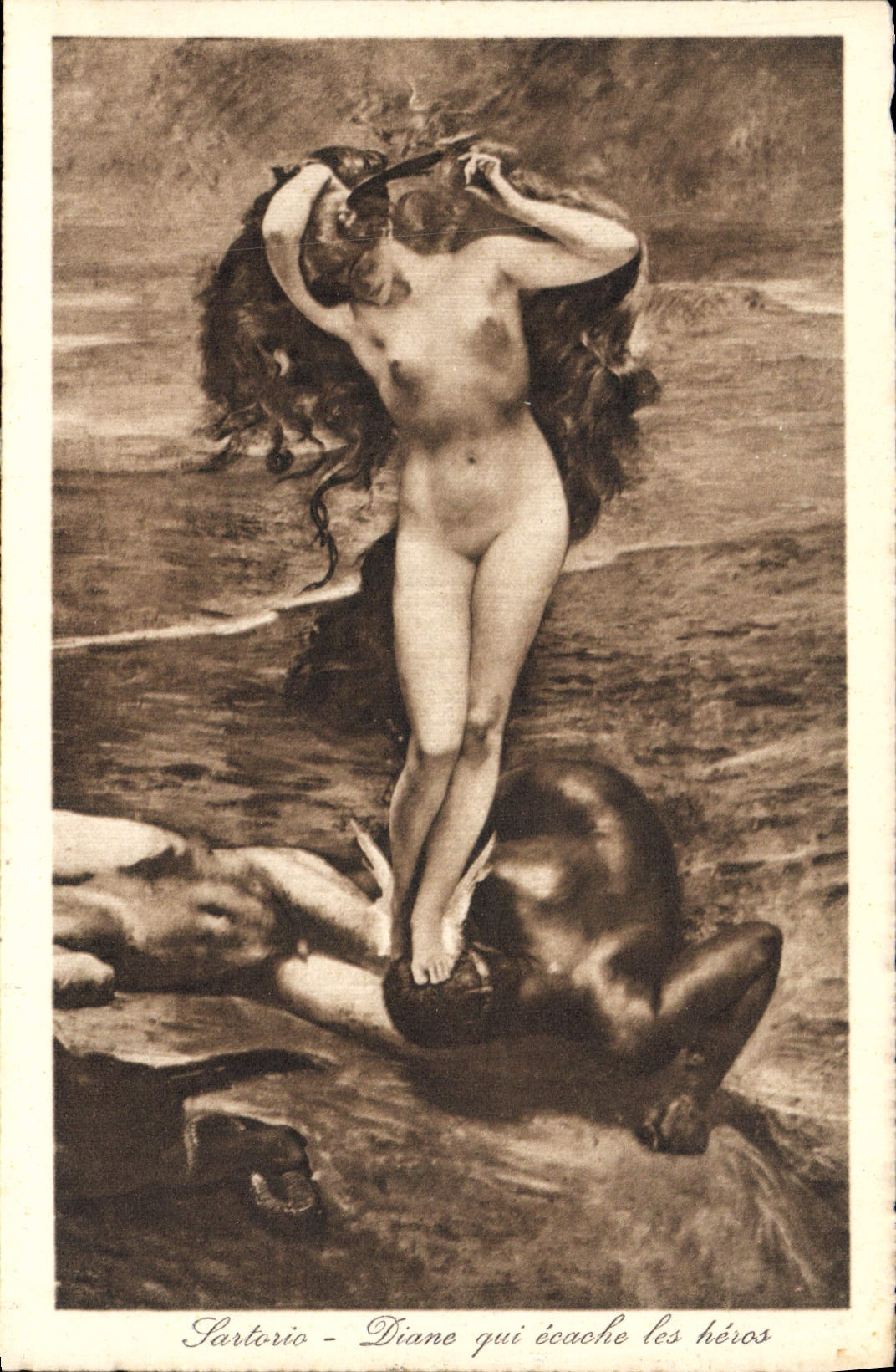 Diane qui écache les héros — Sartorio — édition Anderson