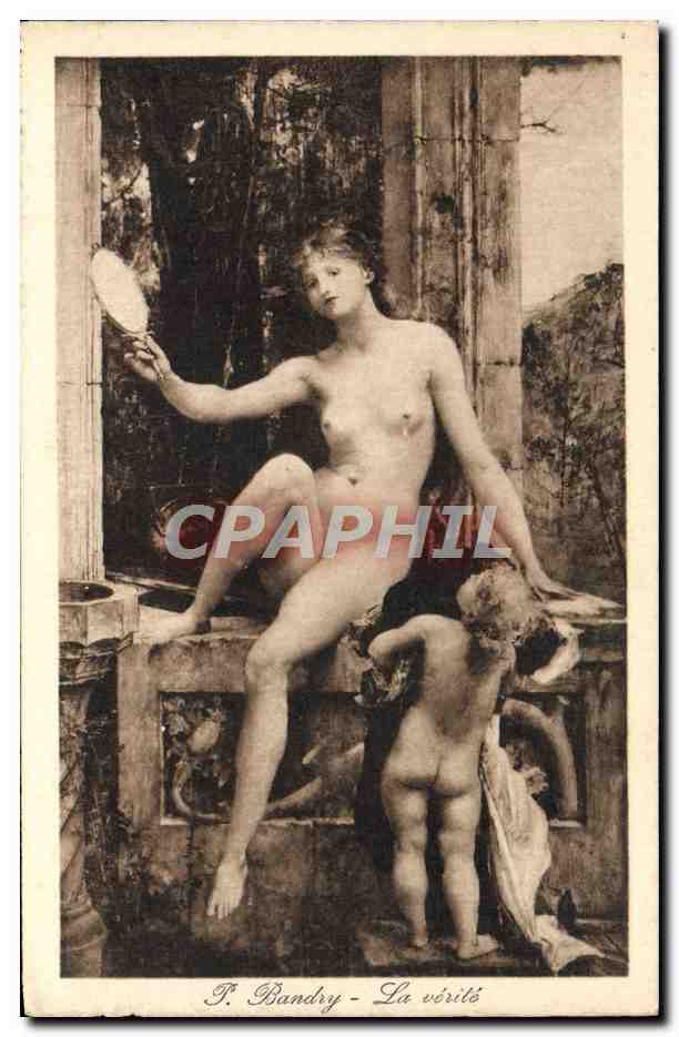 P. Bandry - La vérité — reproduction d'une peinture — éditeur non visible