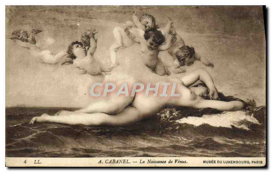 La Naissance de Vénus — A. Cabanel — Musée du Luxembourg, Paris