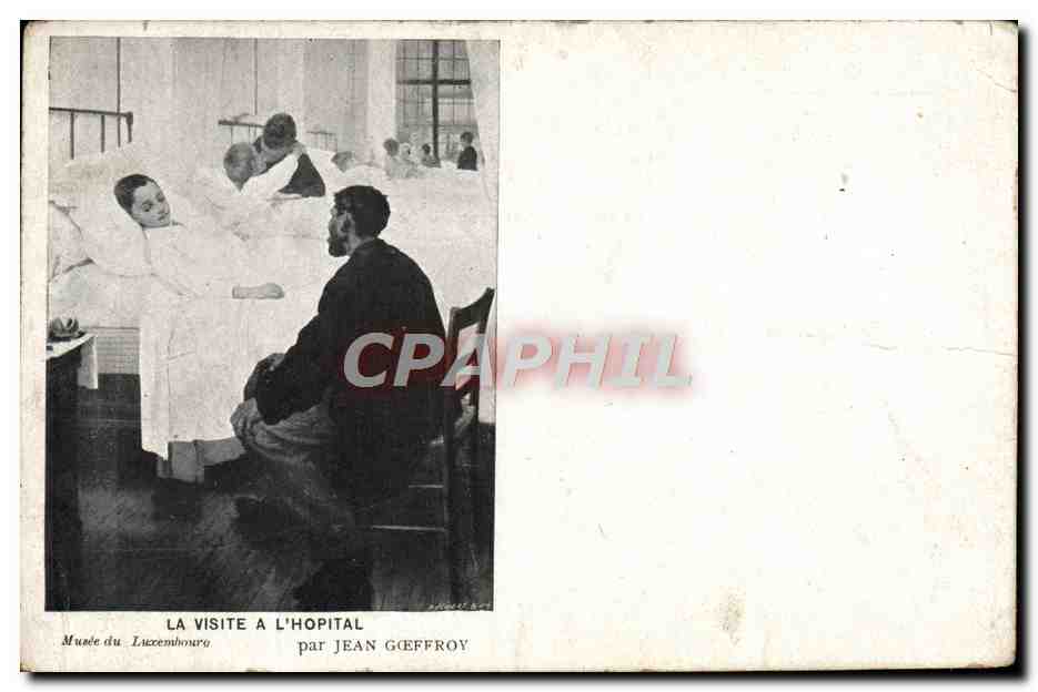 CPA La Visite A l'Hopital Musee Du Luxembourg Par Jean Geffroy
