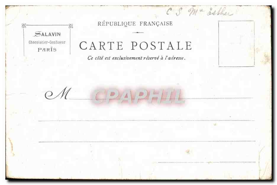 CPA La Visite A l'Hopital Musee Du Luxembourg Par Jean Geffroy — Verso