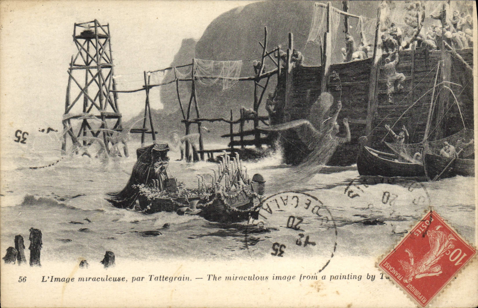 CPA L'Image Miraculeuse Par Tattegrain 