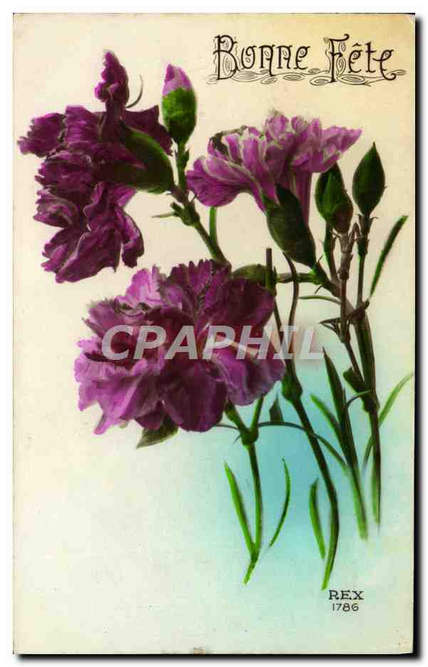CPA Bonne Fete Fleurs