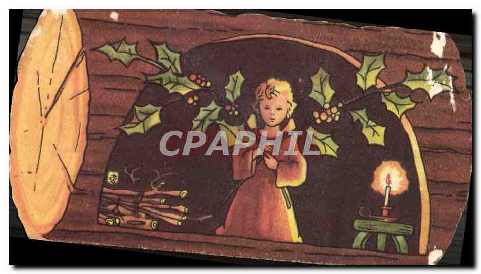 Image buche de noel Ange  — Rückseite