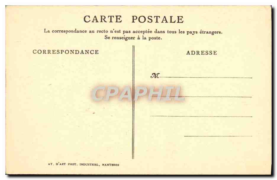 CPA Un Large Rayon D'Or Flotte Sur Les Fougeres L'Alouette s'Egaie En Ses Notes Legeres De Laprade — Verso