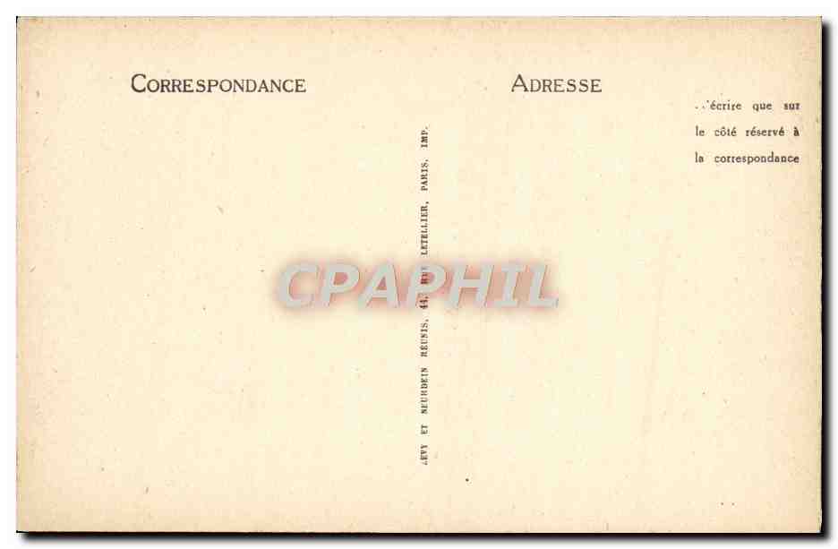 CPA Chateau De Compiegne Salle Des Colonnes — Verso