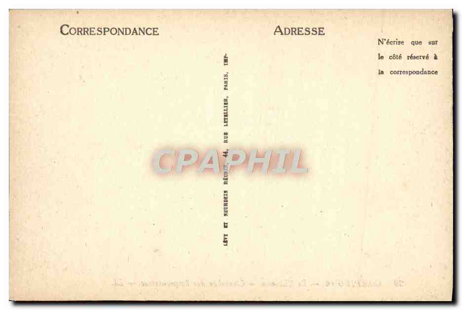Compiègne — Le Château — Chambre des Impératrices — LL — Verso