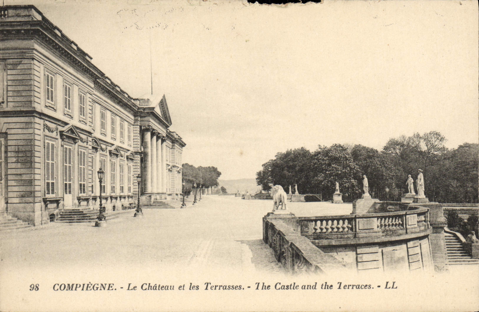Compiègne - Le Château et les Terrasses - LL