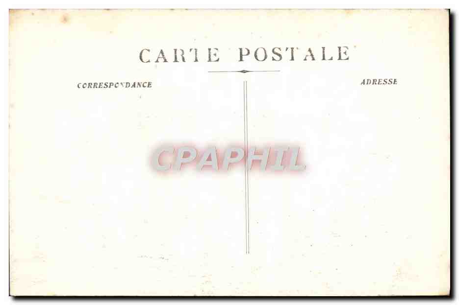 CPA Marseille Le Chateau — Rückseite