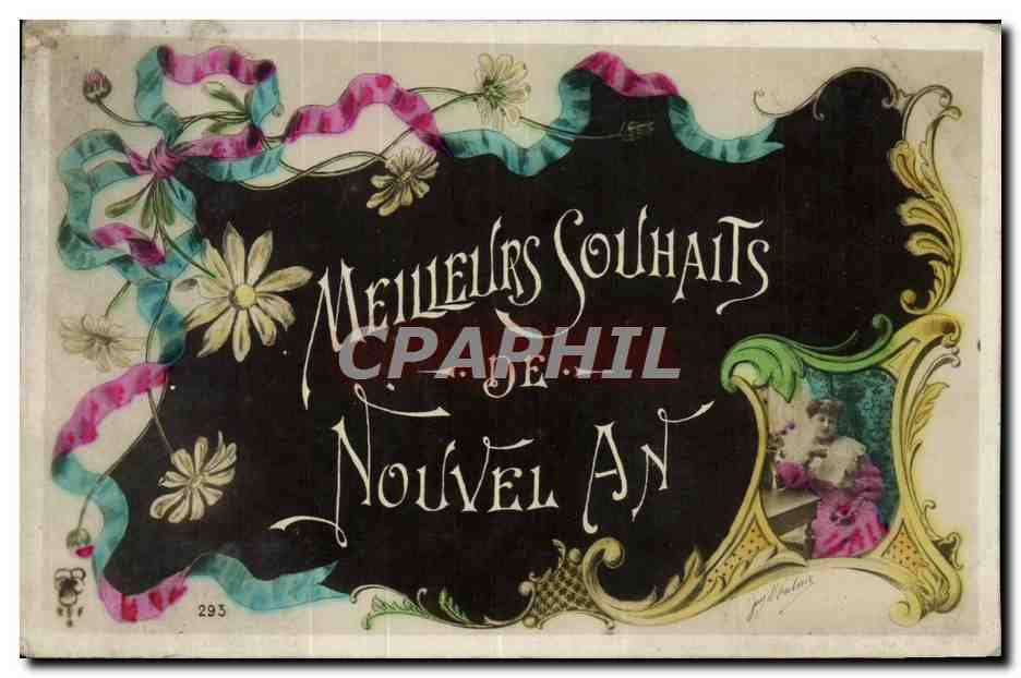 CPA Meillleurs Souhaits De Nouvel An