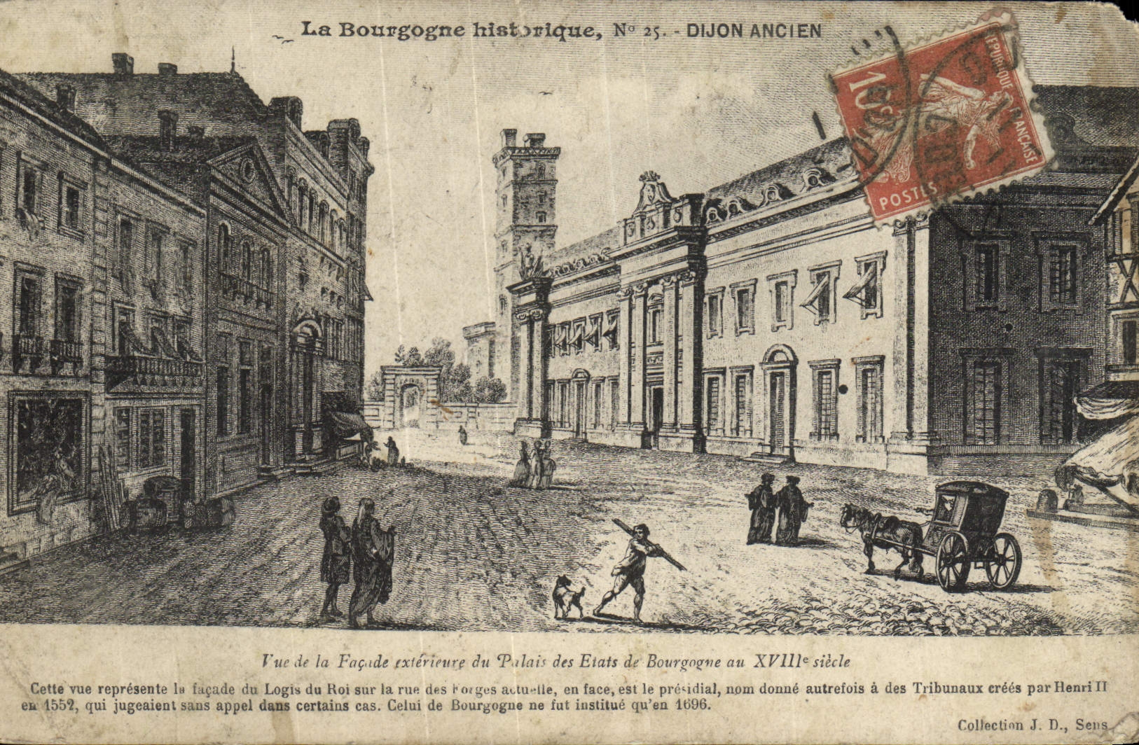 CPA La Bourgogne Hiatorique Dijon Ancien