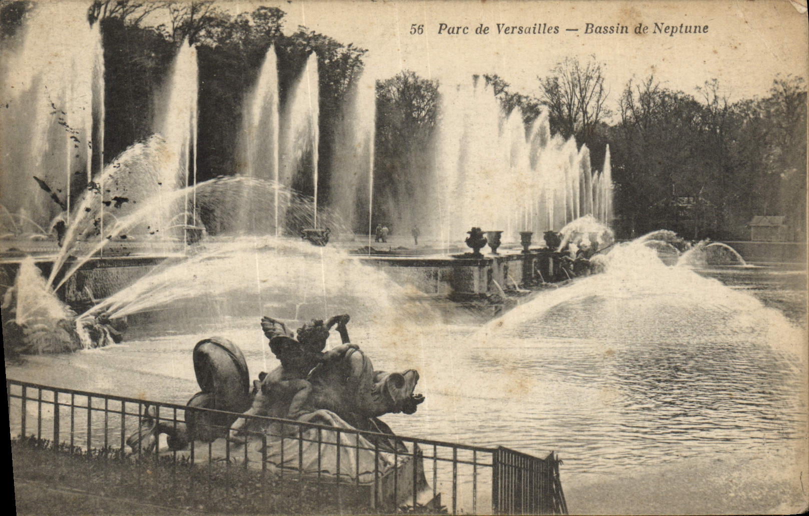CPA Parc De Versailles Bassin De Neptune