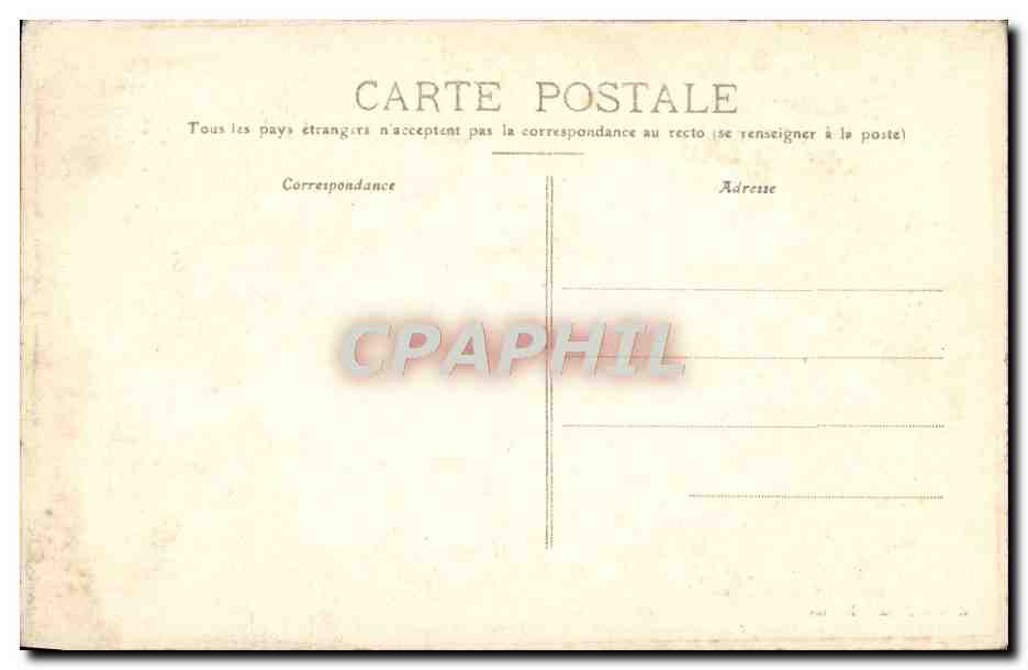 CPA Nantes Le Chateau Cour Interieure — Rückseite
