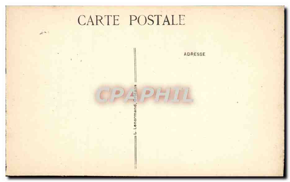 CPA Orleans Statue De Jeanne d'Arc Par Foyatier — Verso