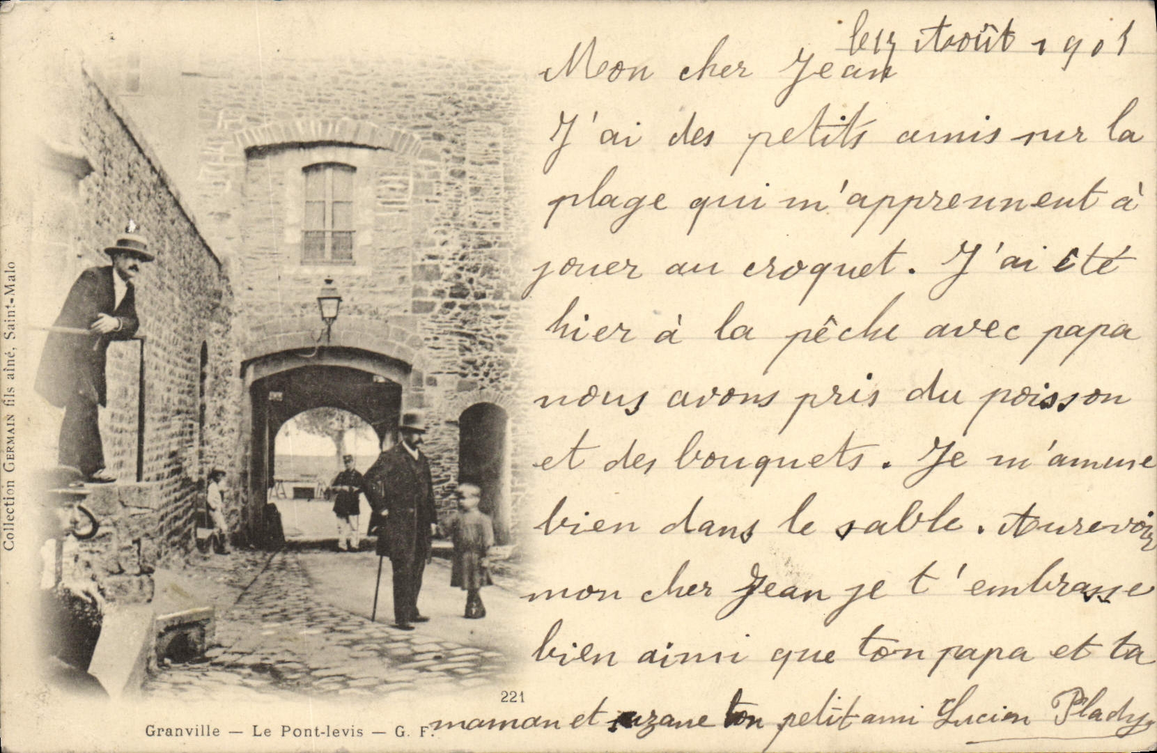 CPA Granville Le Pont Louis