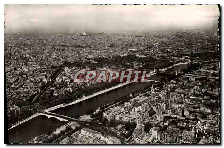 Paris et ses merveilles — Panorama pris de la tour Eiffel, Paris — Éditeur J. Toulouse, n° 3237