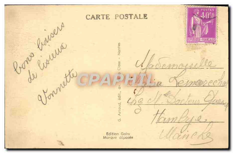 Lisieux (Calvados) — Basilique Sainte-Thérèse-de-l'Enfant-Jésus — Éditeur Gaby, n° 177 — Rückseite