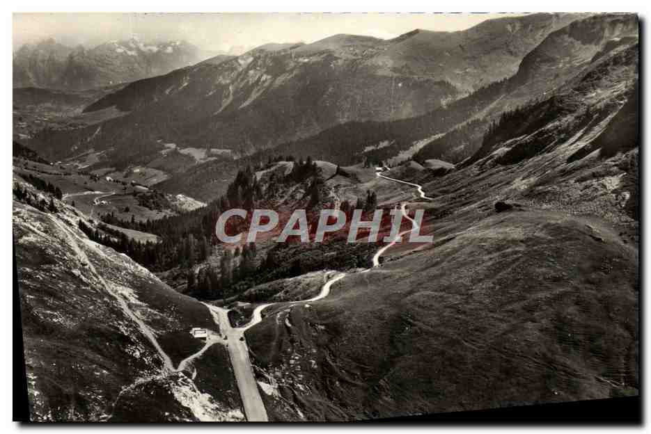 Le Col de la Colombière — Haute-Savoie, vue aérienne — Cliché du Cheminard, Lyon