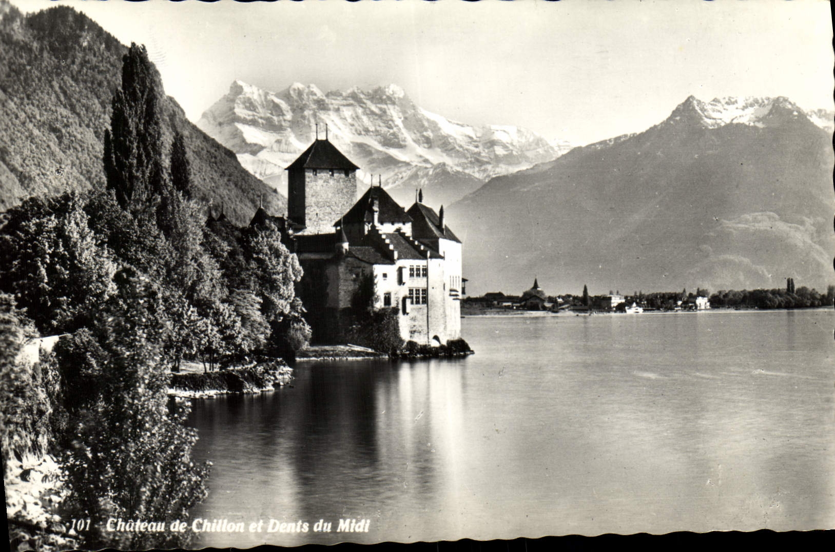 CPM Chateau De Chillon Et Dents Du Midi