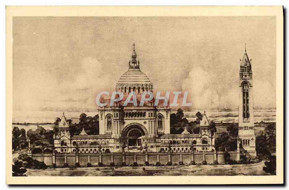 CPA Carte De Souscription Pour La Basilique De Lisieux