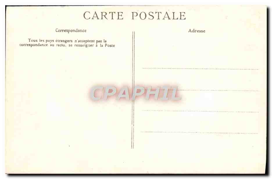CPA Ault la plage Publicite Chaussures d'Enfants Rue Saint Louis En l'Ile Paris — Rückseite