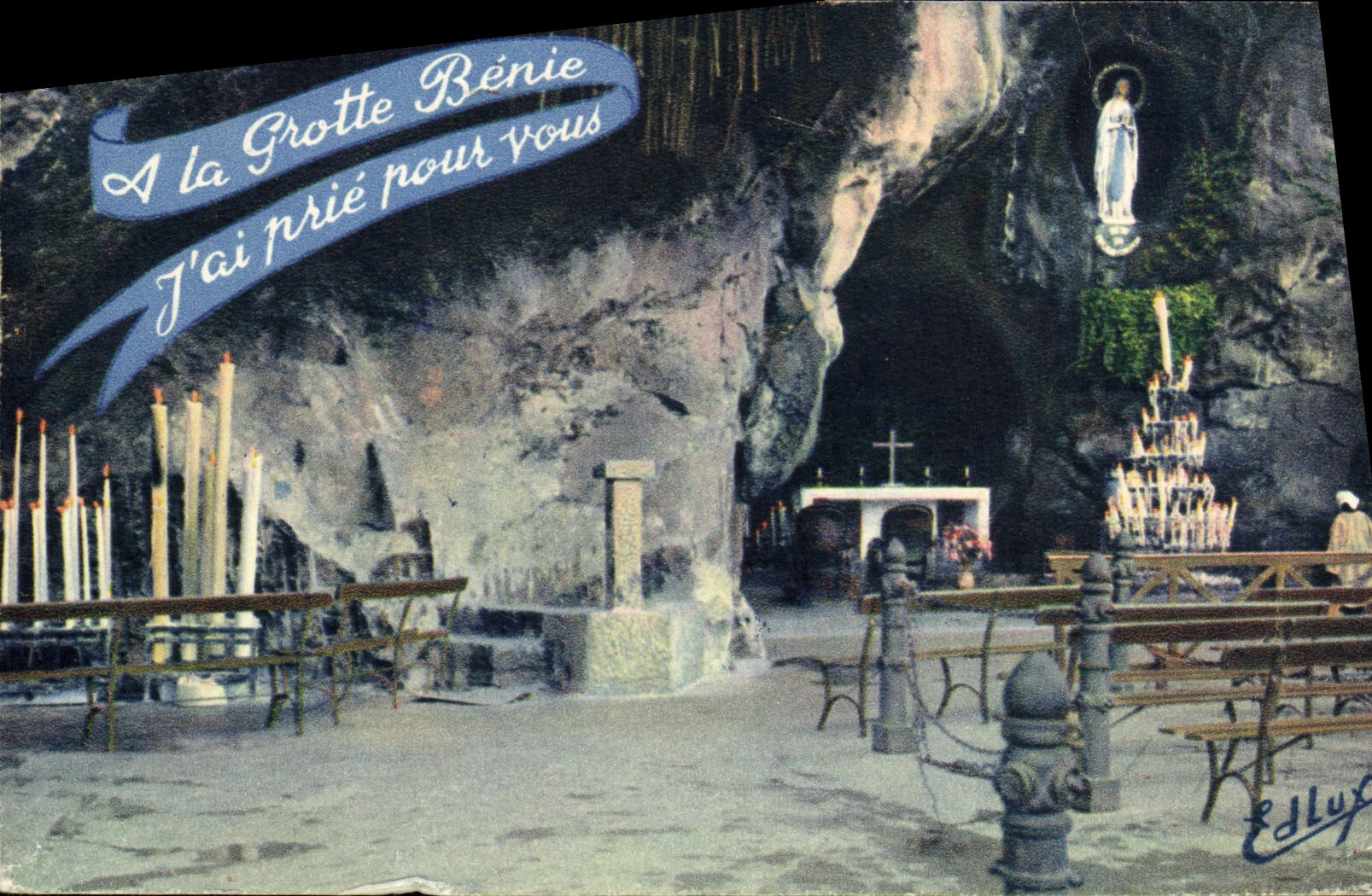 CPM Lourdes La Grotte Miraculeuse