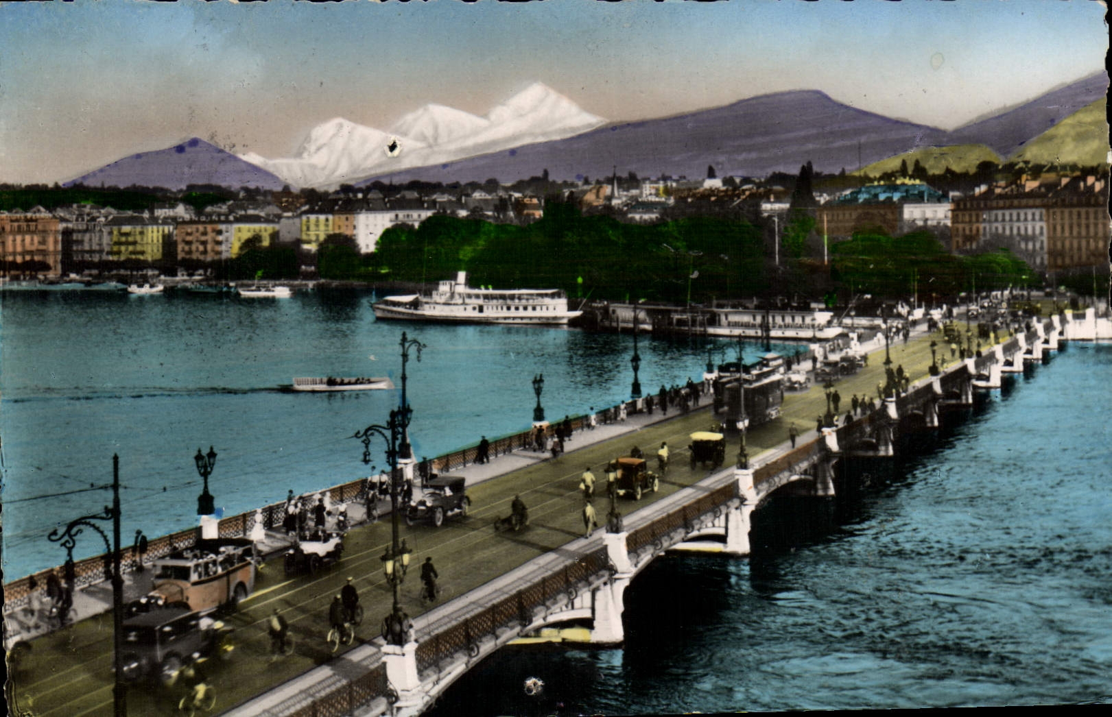 CPM Geneve Pont Du Mont Blanc