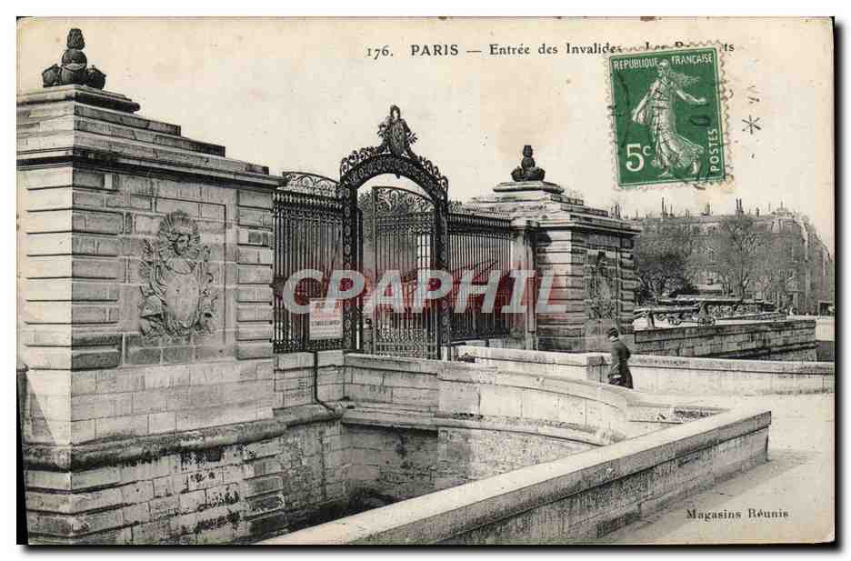 CPA Paris Entree Des Invalides