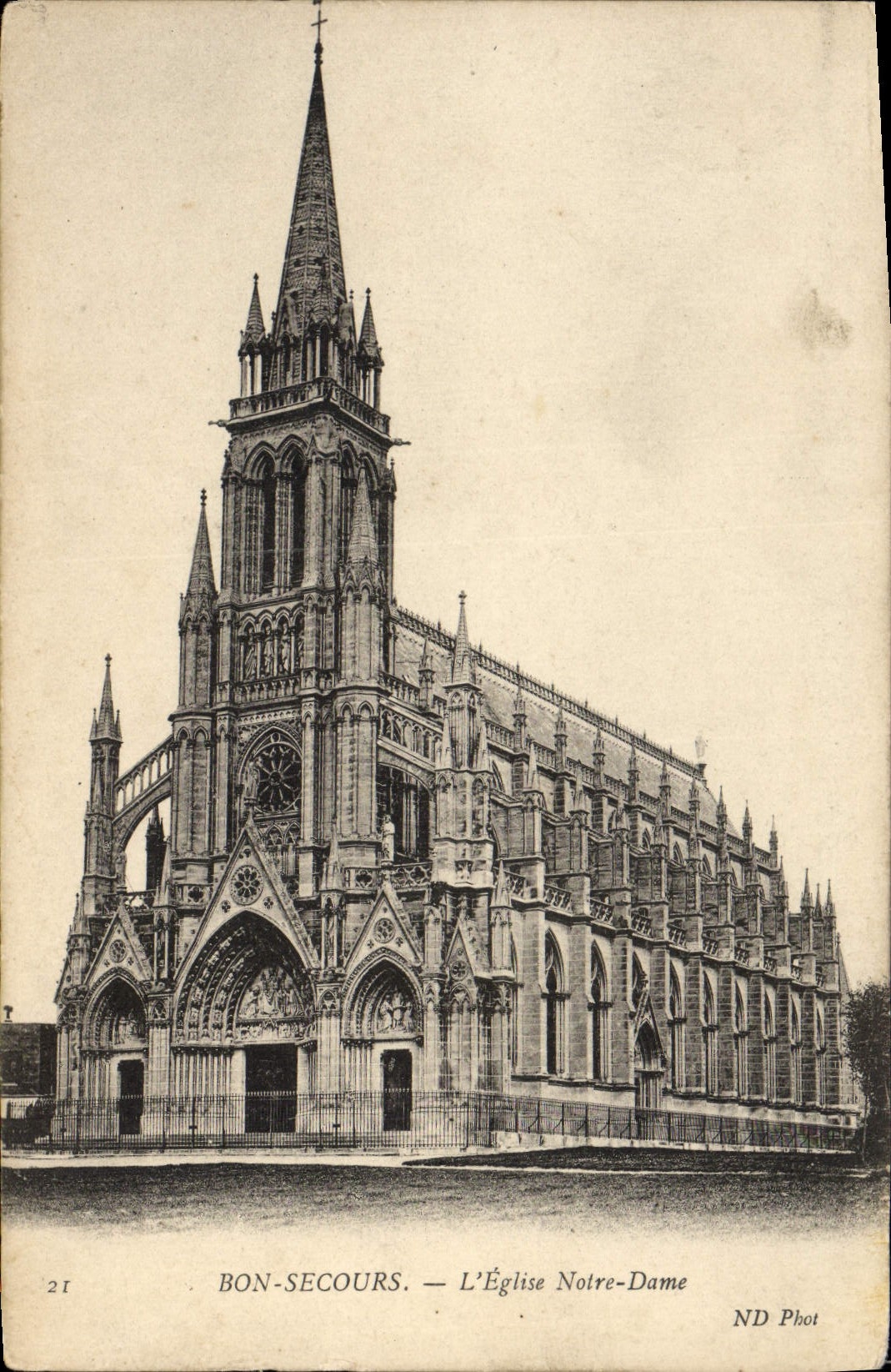 CPA Bon Secours L'Eglise Notre Dame